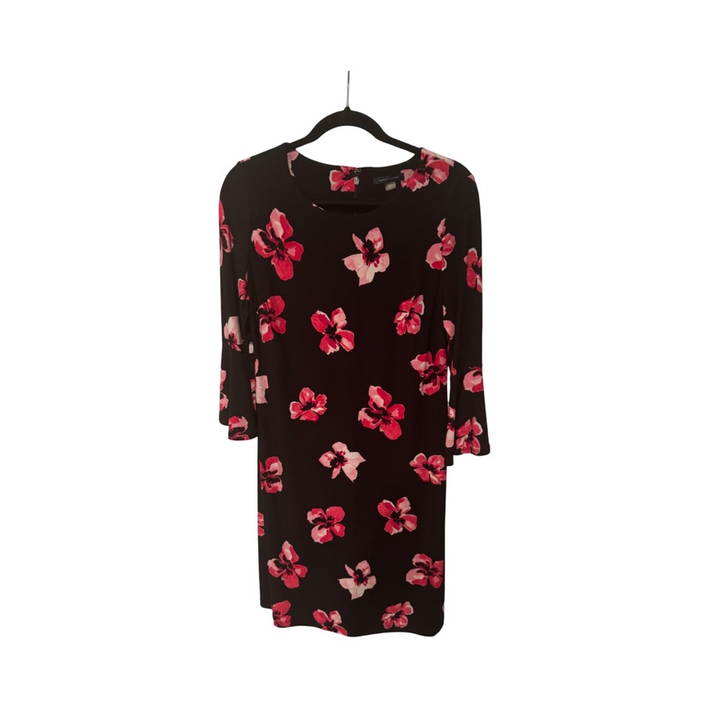 Tommy Hilfiger Black Dress with Pink Floral Design